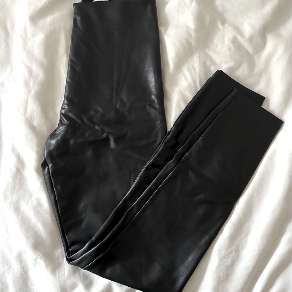 NWOT A&F Faux Leather Pants